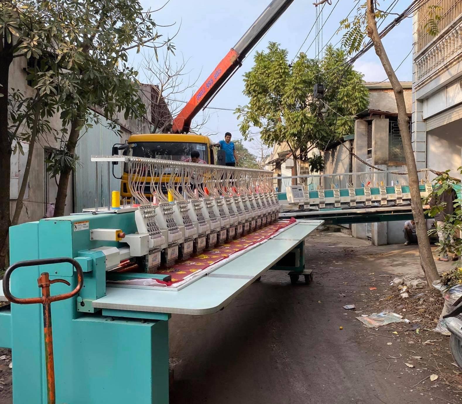 Lắp đặt, vận chuyển máy thêu